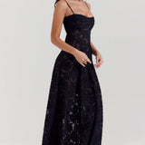 Serena - Vestido longo elegante para casamentos e eventos