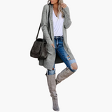 Selina | Cardigan Longline com Bolsos
