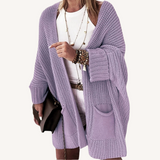 Nancy | Cardigan Relaxado de Malha Chunky