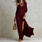 Serina | Vestido Fluido de Um Ombro