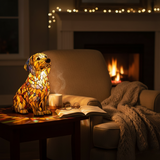 Luz Amigável Brilhante do Retriever Dourado