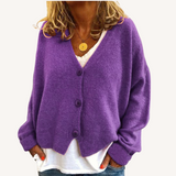 Margot | Cardigan Relaxado com Botões à Frente