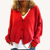 Margot | Cardigan Relaxado com Botões à Frente