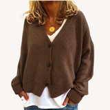 Margot | Cardigan Relaxado com Botões à Frente