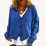 Margot | Cardigan Relaxado com Botões à Frente