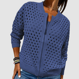 Marielle | Cardigan de Malha Abertura Frontal com Fecho