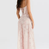 Serena - Vestido longo elegante para casamentos e eventos