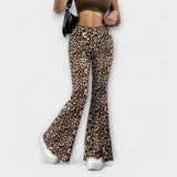 Francisca - Pantalone sa leopard print