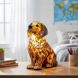 Luz Amigável Brilhante do Retriever Dourado
