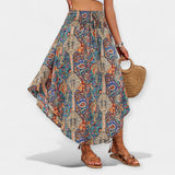 Saia Floral Midi sa Visokom Strukom
