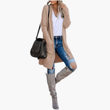 Selina | Cardigan Longline com Bolsos