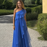 Talia | Vestido Maxi com Rendas em Cascata