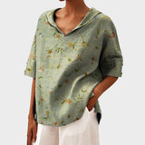 Flávia - Elegantni Top od Lanenog Materijala