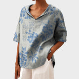 Flávia - Elegantni Top od Lanenog Materijala