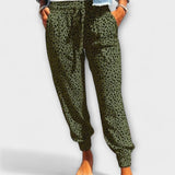 Felicidade - Pantalone sa leopard print i širokim nogavicama