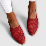 Erica | Mocassins Trançados com Fivela Traseira