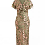 Kristina | Vestido elegante de tecido leve e fluido