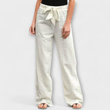 Lorena - Lagane lanene pantalone