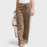 Lorena - Lagane lanene pantalone