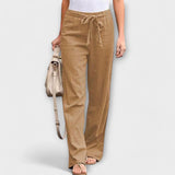 Lorena - Lagane lanene pantalone