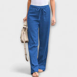 Lorena - Lagane lanene pantalone
