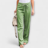Lorena - Lagane lanene pantalone