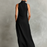 Edda | Vestido Maxi de Gola Alta