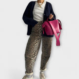 Chandra - Vintage leopardske farmerke