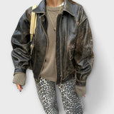 Chandra - Vintage leopardske farmerke