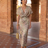 Kristina | Vestido elegante de tecido leve e fluido