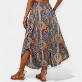 Saia Floral Midi sa Visokom Strukom