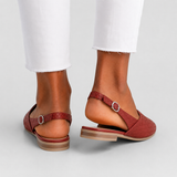 Erica | Mocassins Trançados com Fivela Traseira