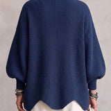 Isadora™ | Cardigã Oversized com Gola e Grandes Botões Metálicos