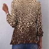 Navara | Casaco Ruffle com Estampado de Leopardo