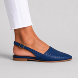 Erica | Mocassins Trançados com Fivela Traseira